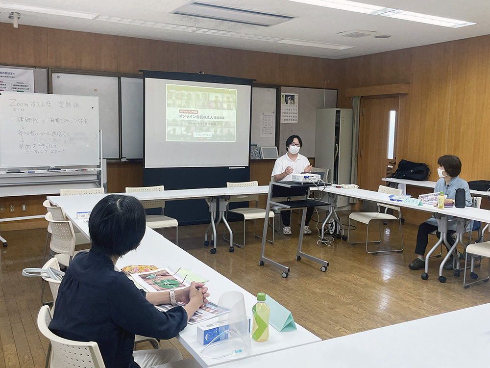 Zoom講座（ホスト役実践編）を京都市下京区社会福祉協議会様にて行いました。